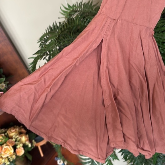 Brand New Altar’d State Salmon Marissa Romper Jumpsuit Embroidered Floral Boho - Picture 9 of 16